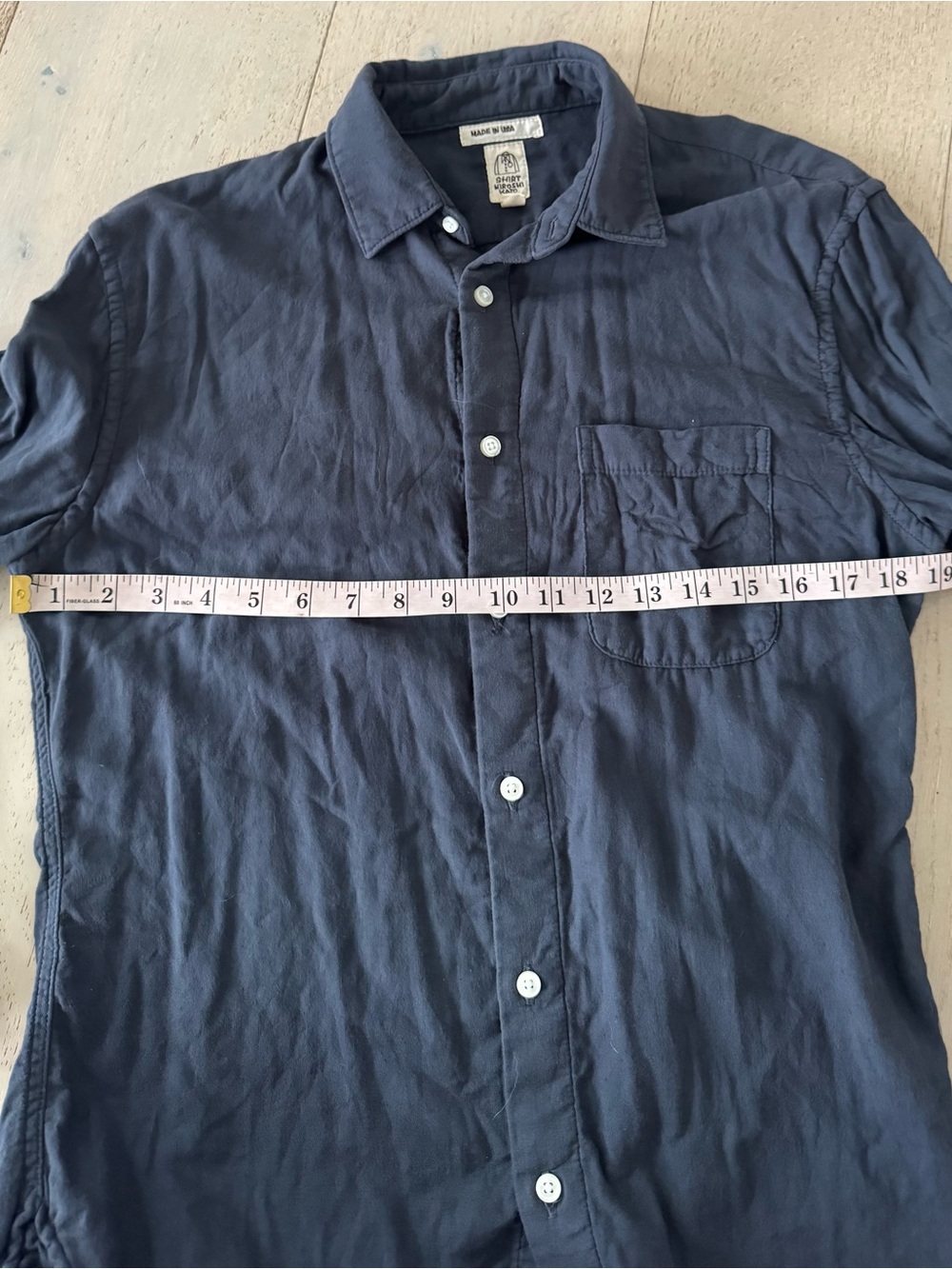 Hiroshi Kato The Ripper Double Gauze Organic Cotton Shirt Ash Black - Picture 5 of 8